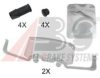 CARRAB BP 2507 Accessory Kit, disc brake pads